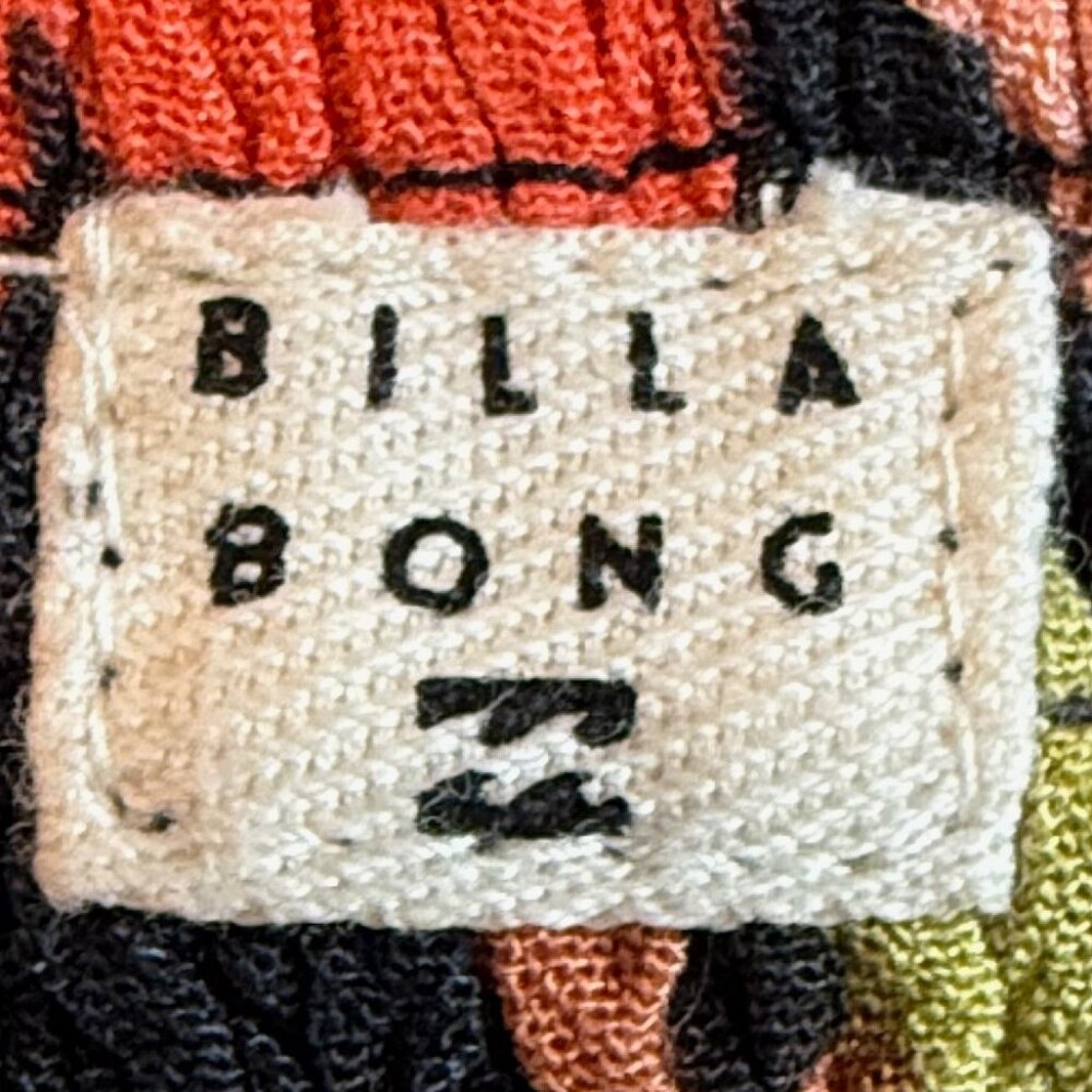 Billabong Girls Floral Balloon Sleeve‎ Pullover Beach Mini Dress Size M - Picture 11 of 11